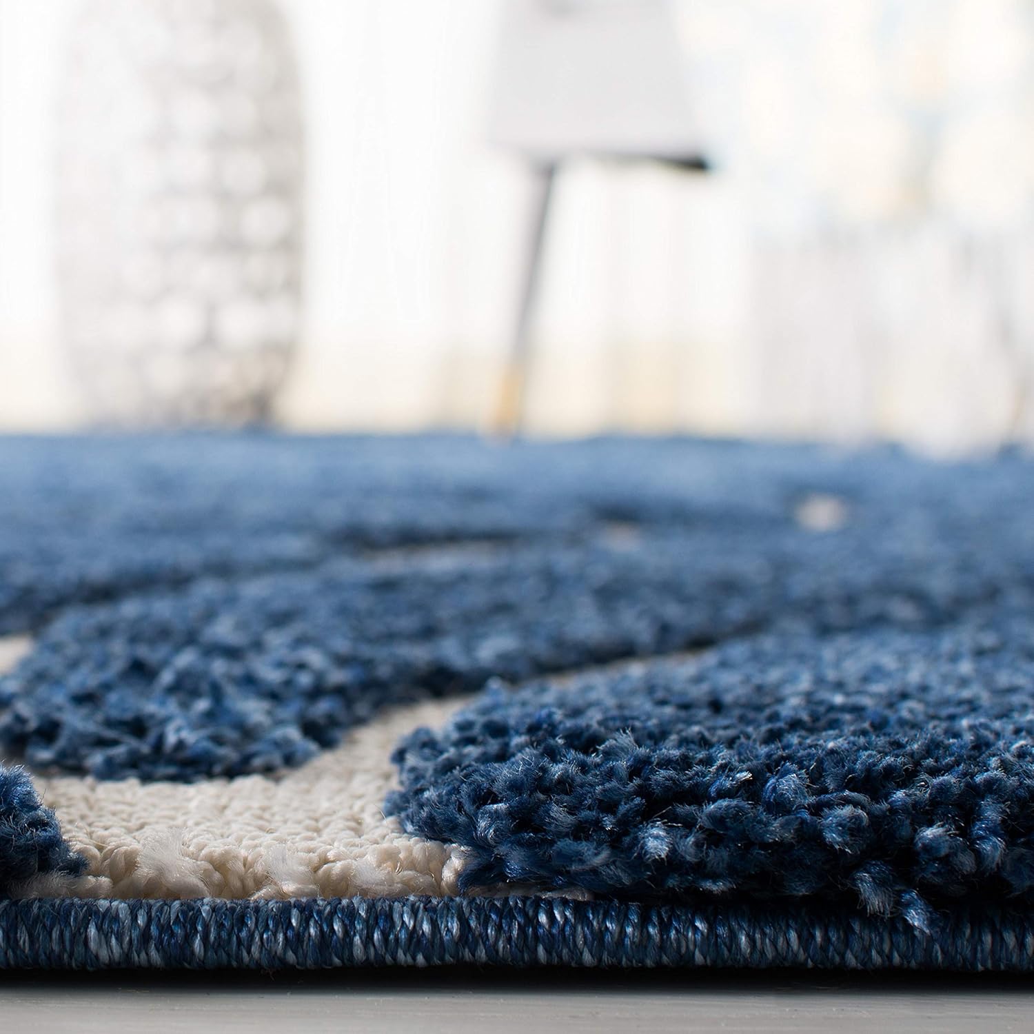 Ethereal Blue Wave Area Rug - Nestern