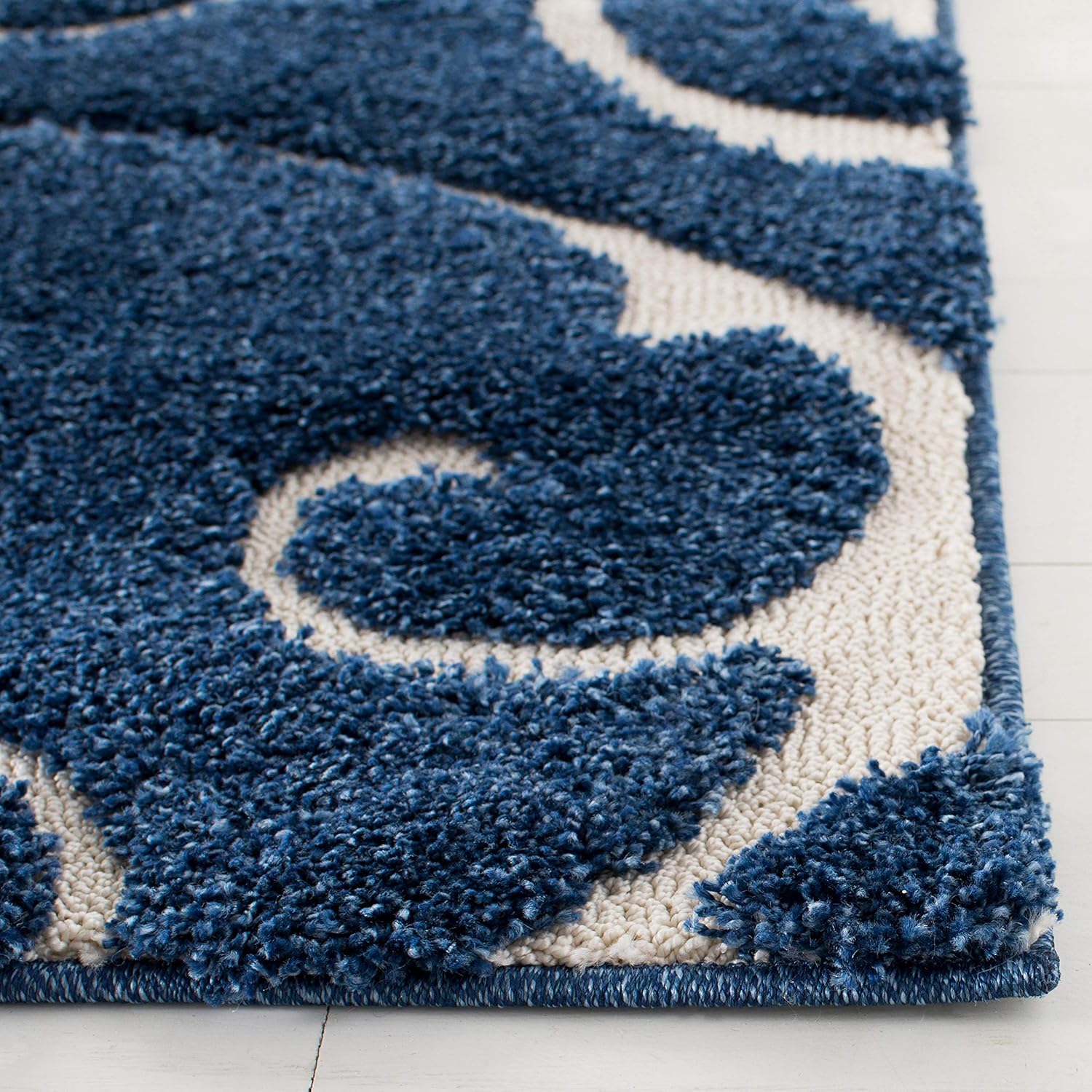 Ethereal Blue Wave Area Rug - Nestern