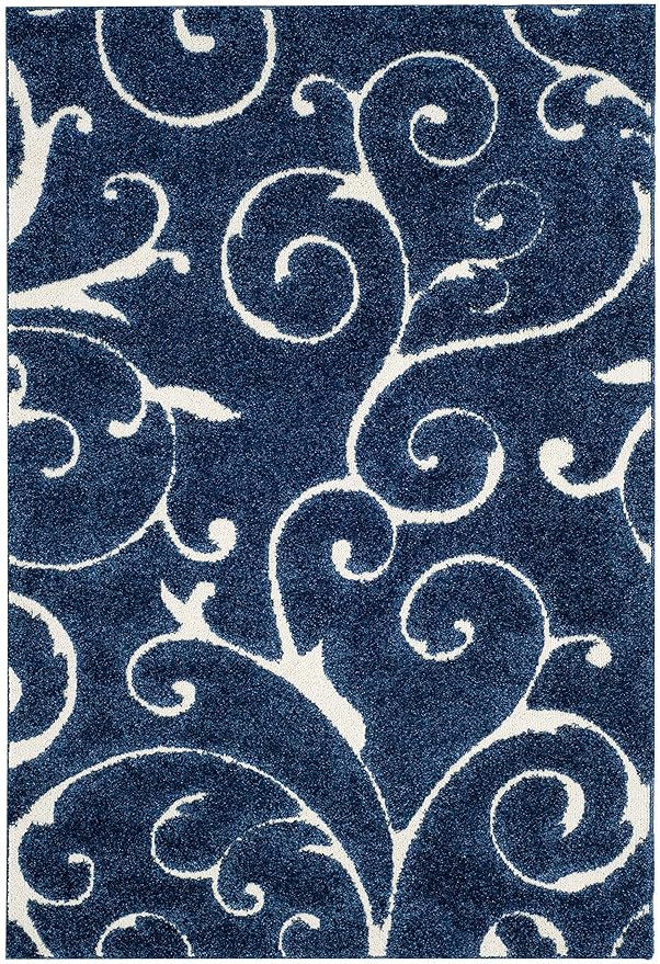 Ethereal Blue Wave Area Rug - Nestern
