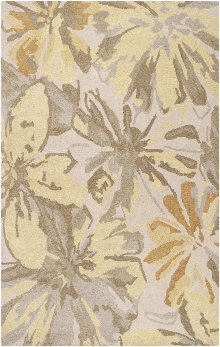 Floral Elegance Area Rug - Switzerland Wool Collections - Custom Sizes - Nestern