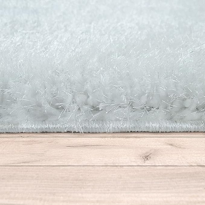 Fluffy Geometric Pattern Area Rug - Nestern