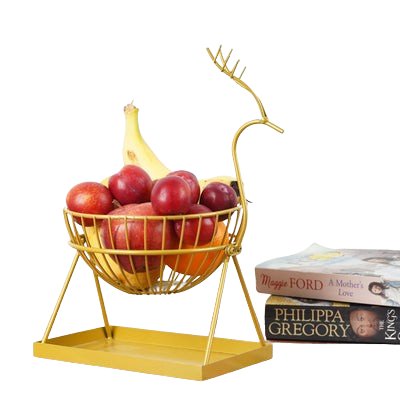 Graceful Deer Fruit Basket - Nestern