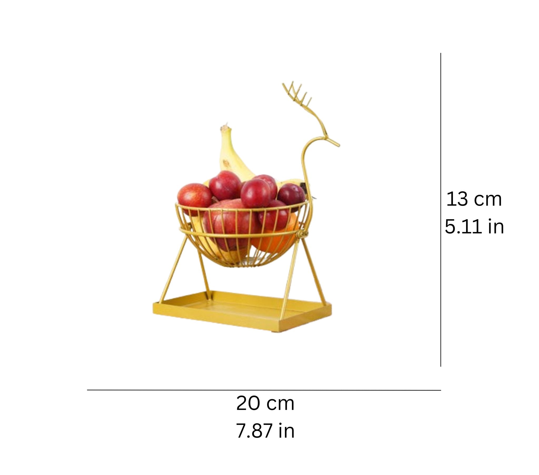 Graceful Deer Fruit Basket - Nestern