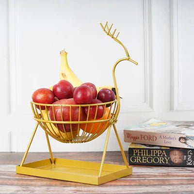 Graceful Deer Fruit Basket - Nestern