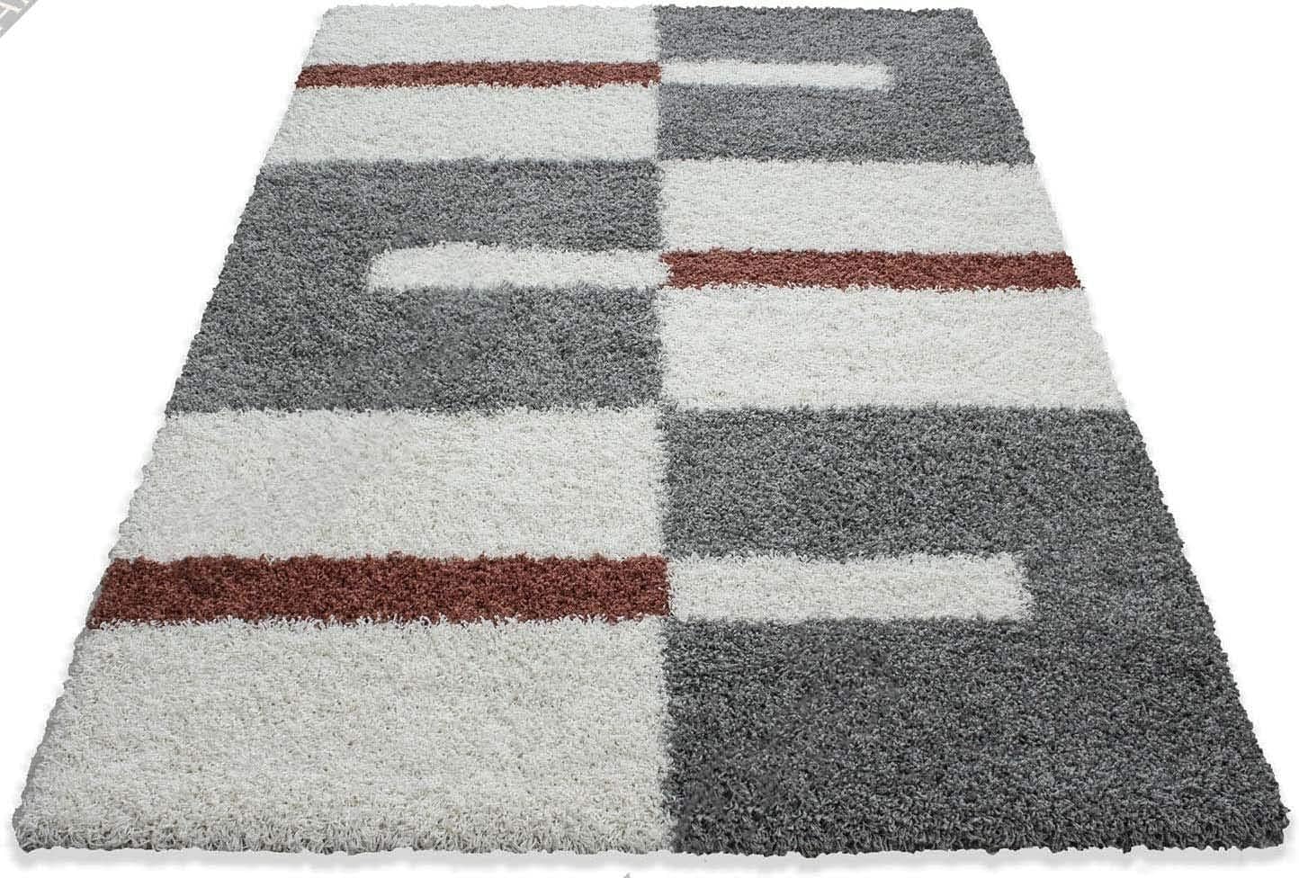 Gray Elegance Geometric Rug - Nestern