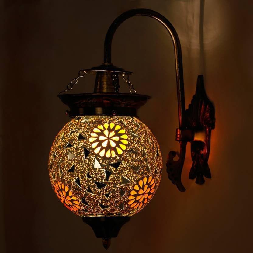 Intricate Cut-Out Pattern Wall Lamp - Nestern
