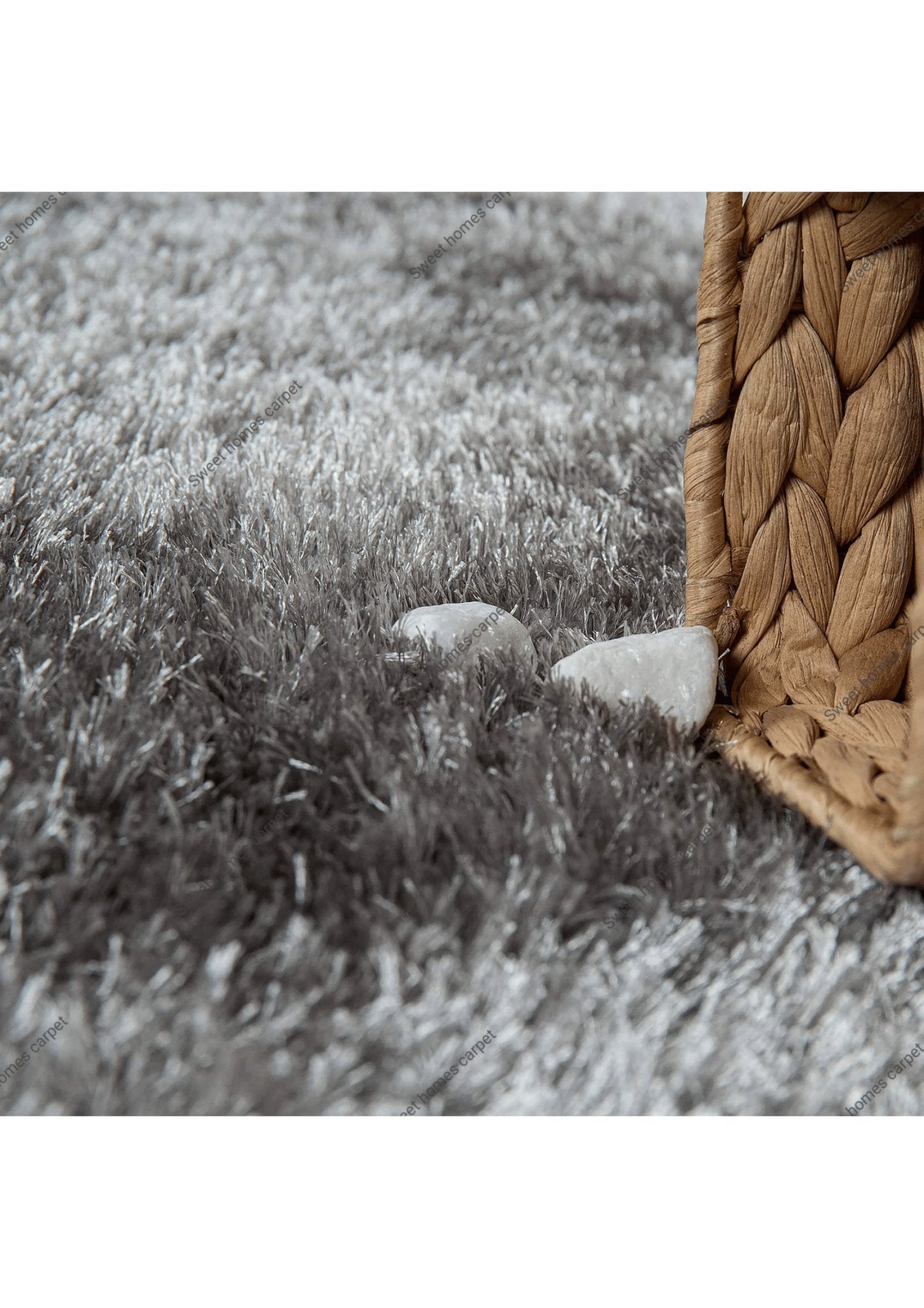 Modern Geometric Plush Carpet - Nestern