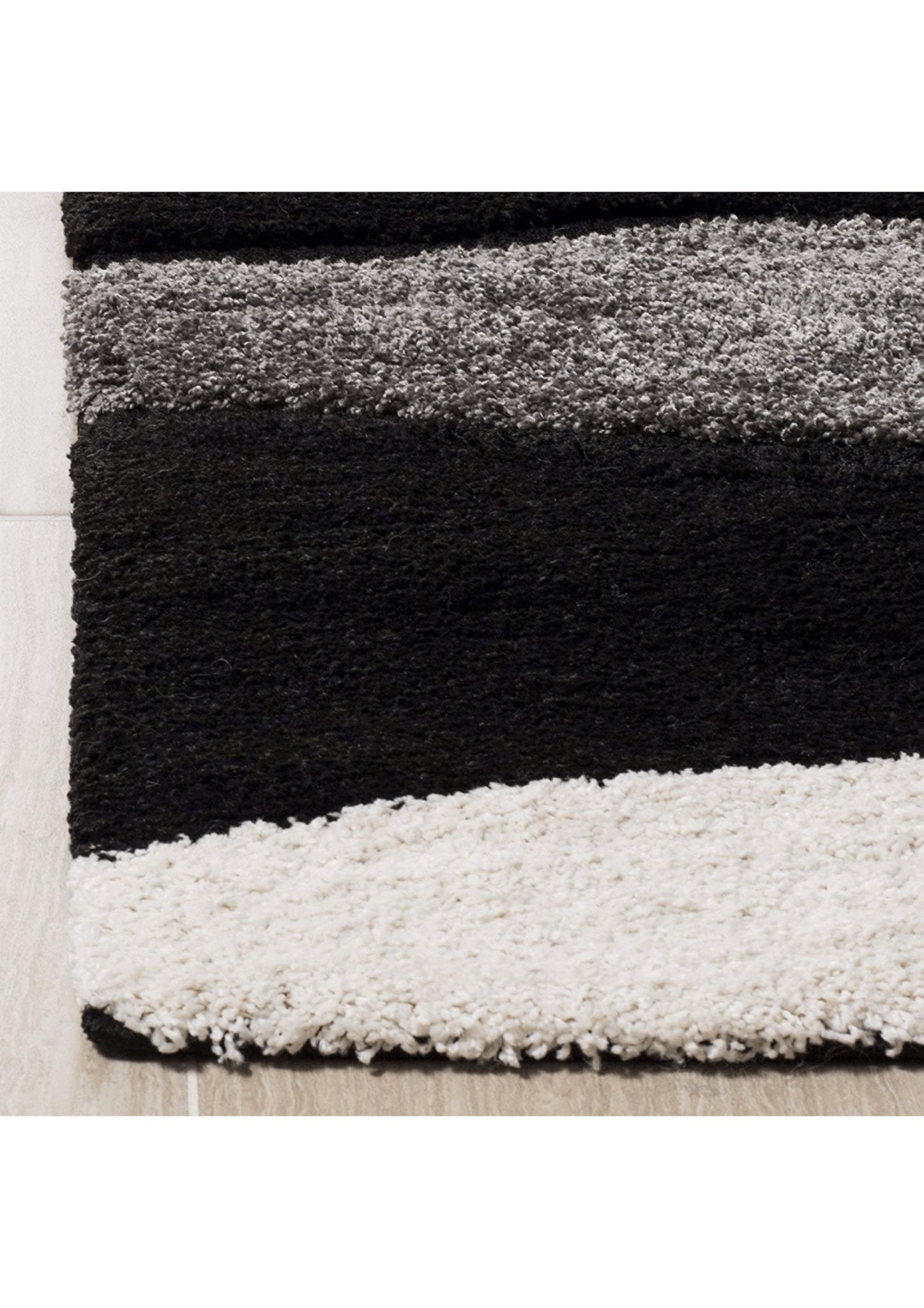 Monochrome Chic Geometric Rug - Nestern