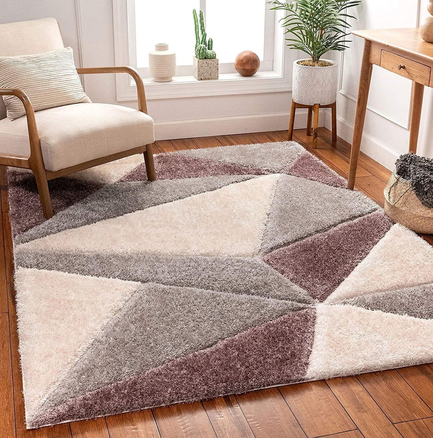 Mosaic Geometric Area Rug - Nestern