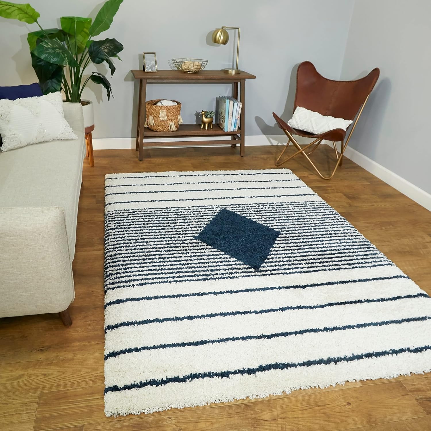 Nautical Stripes Area Rug - Nestern