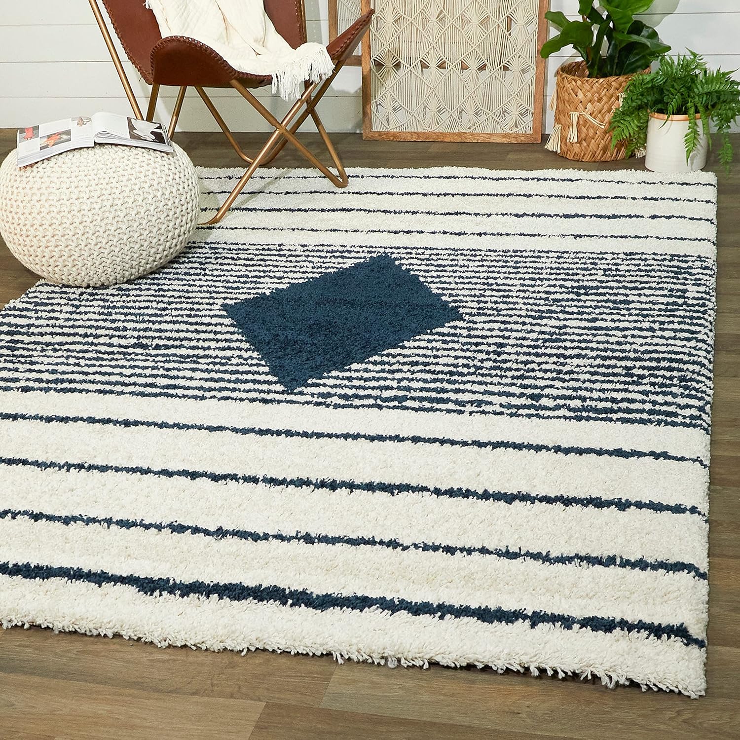Nautical Stripes Area Rug - Nestern
