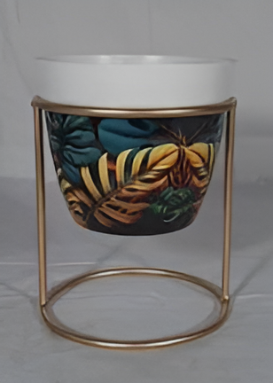 Chic Planter with Gold Stand – Stylish Home Accent