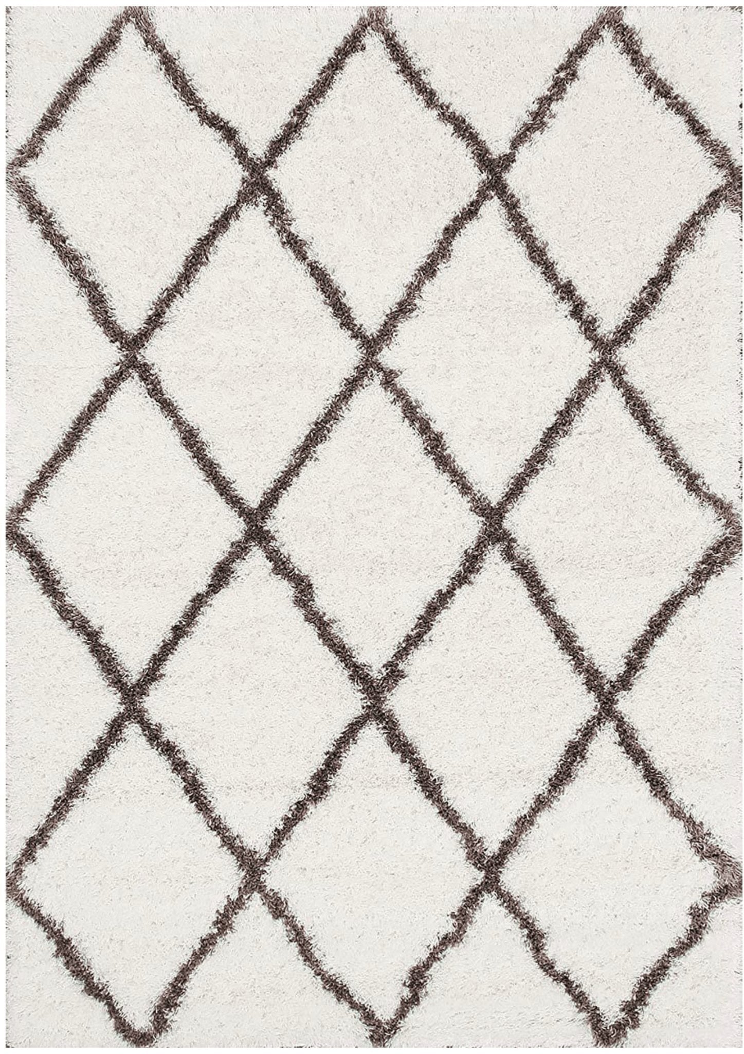 Sculpted Gray Geometric Rug - Nestern