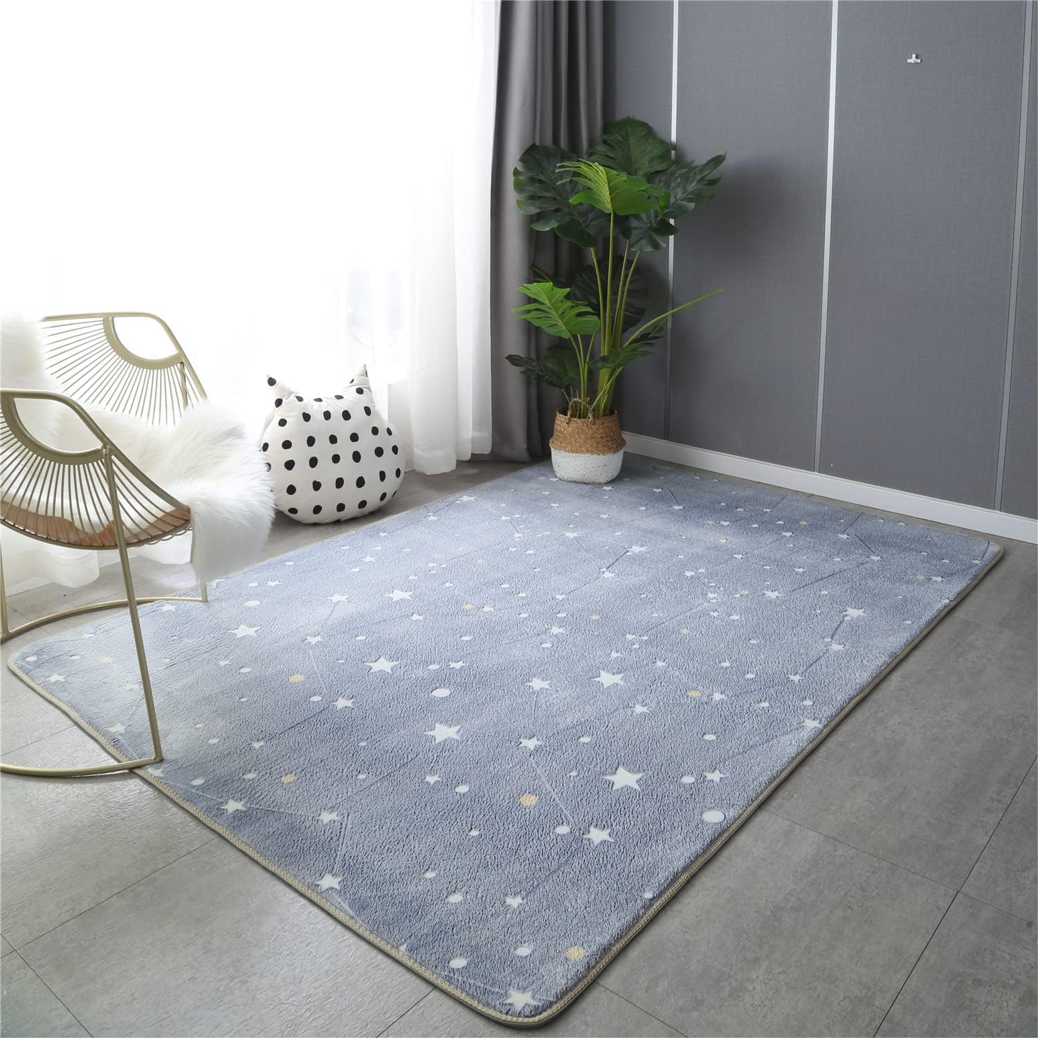 Starry Night Constellation Rug - Nestern