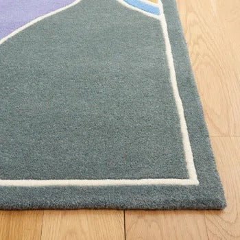 Switzerland Wool Collections Abstract Wave Pattern Area Rug - Custom Sizes Available - Nestern