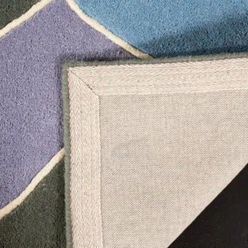 Switzerland Wool Collections Abstract Wave Pattern Area Rug - Custom Sizes Available - Nestern