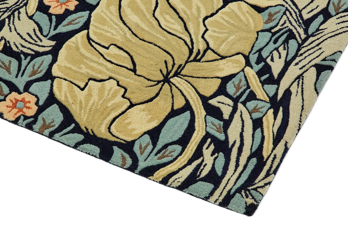Switzerland Wool Collections Art Nouveau Floral Area Rug - Custom Sizes Available - Nestern