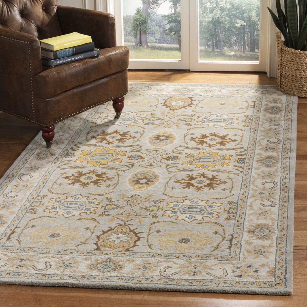 Switzerland Wool Collections Vintage Persian Style Area Rug - Custom Sizes Available - Nestern
