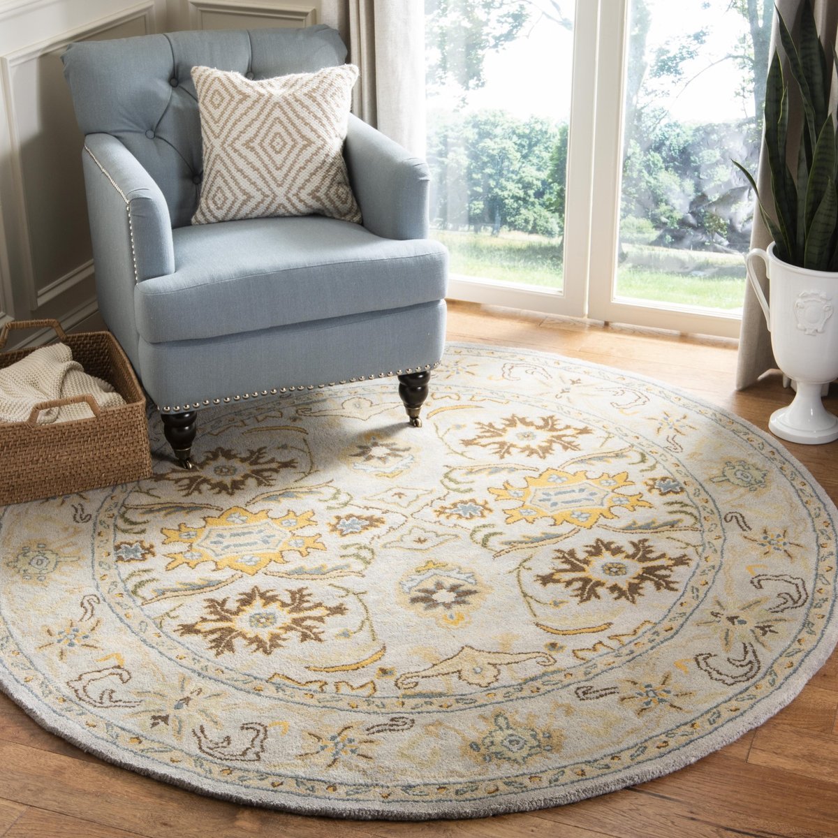 Switzerland Wool Collections Vintage Persian Style Area Rug - Custom Sizes Available - Nestern