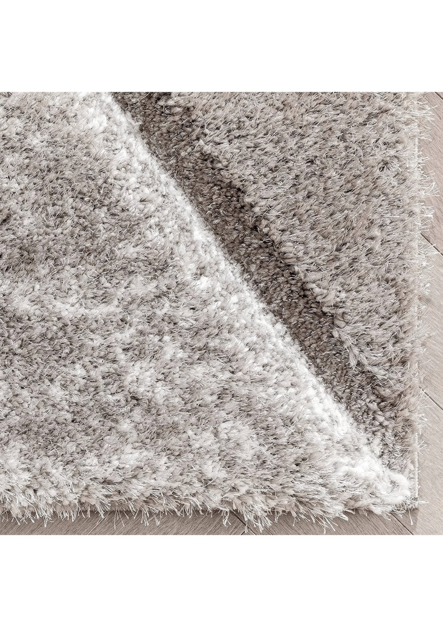 Teal Accent Geometric Area Rug - Nestern