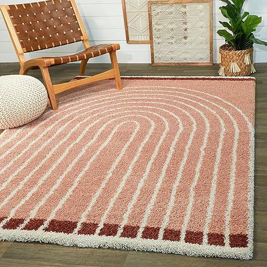 Topographic Pattern Area Rug - Nestern