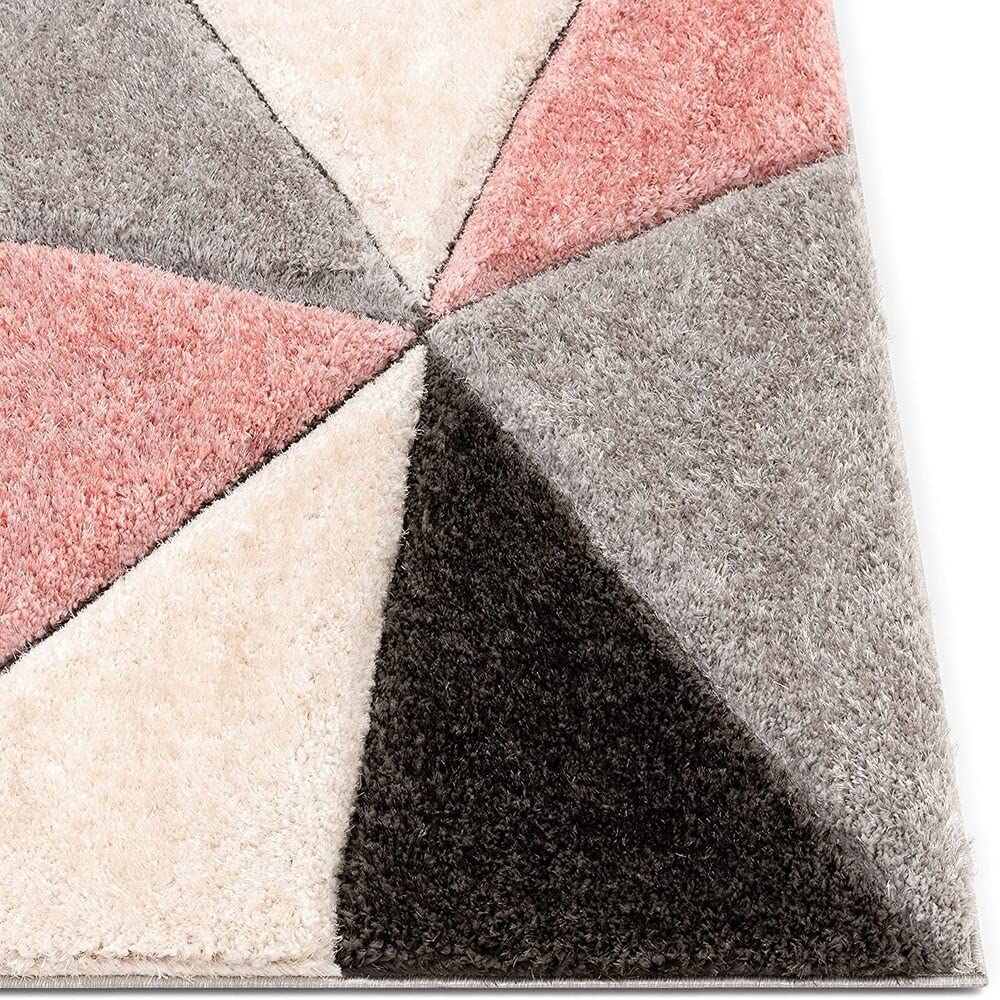 Triangles Geometric Area Rug - Nestern