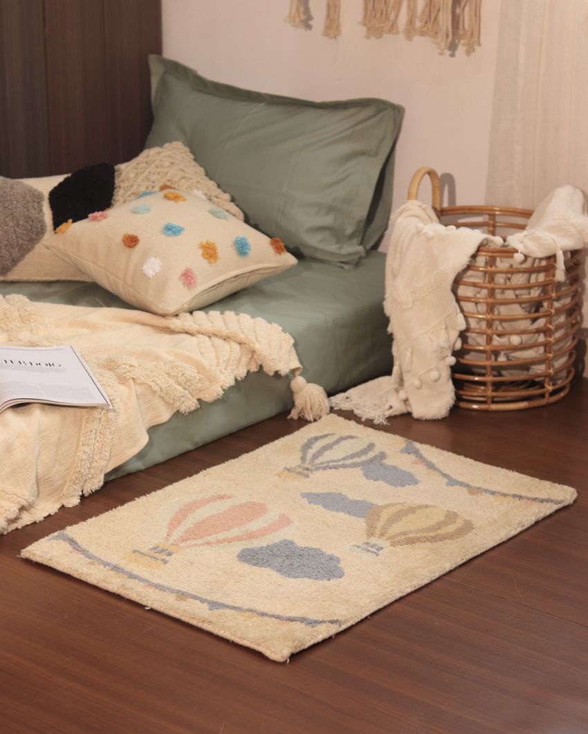 Up, Up, and Away Hot Air Balloon Rug - Nestern
