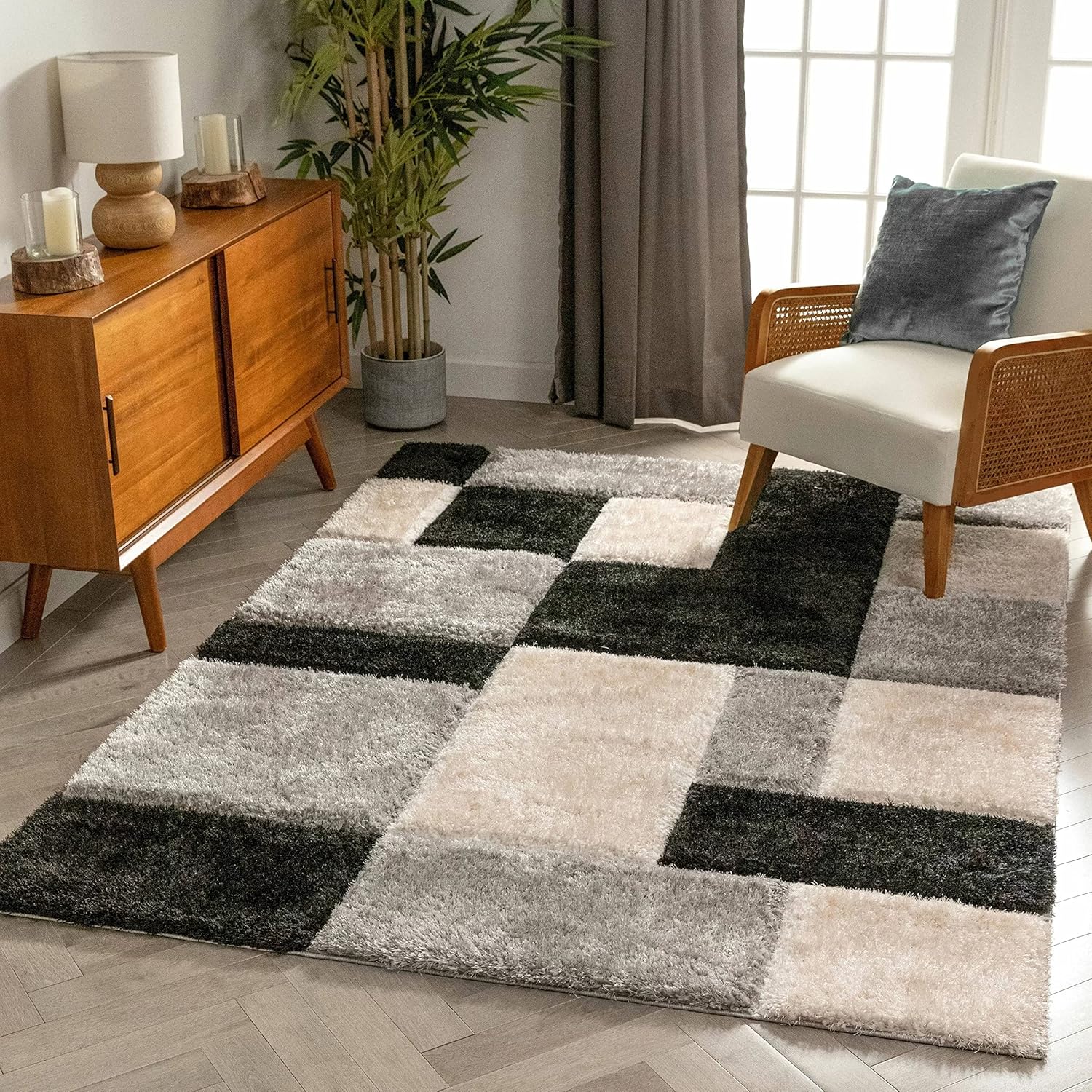 Urban Chic Geometric Rug - Nestern