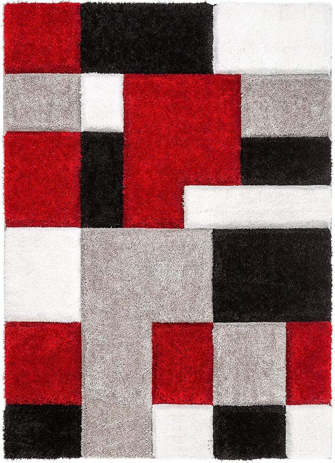 Vibrant Prism Harmony Geometric Rug - Nestern