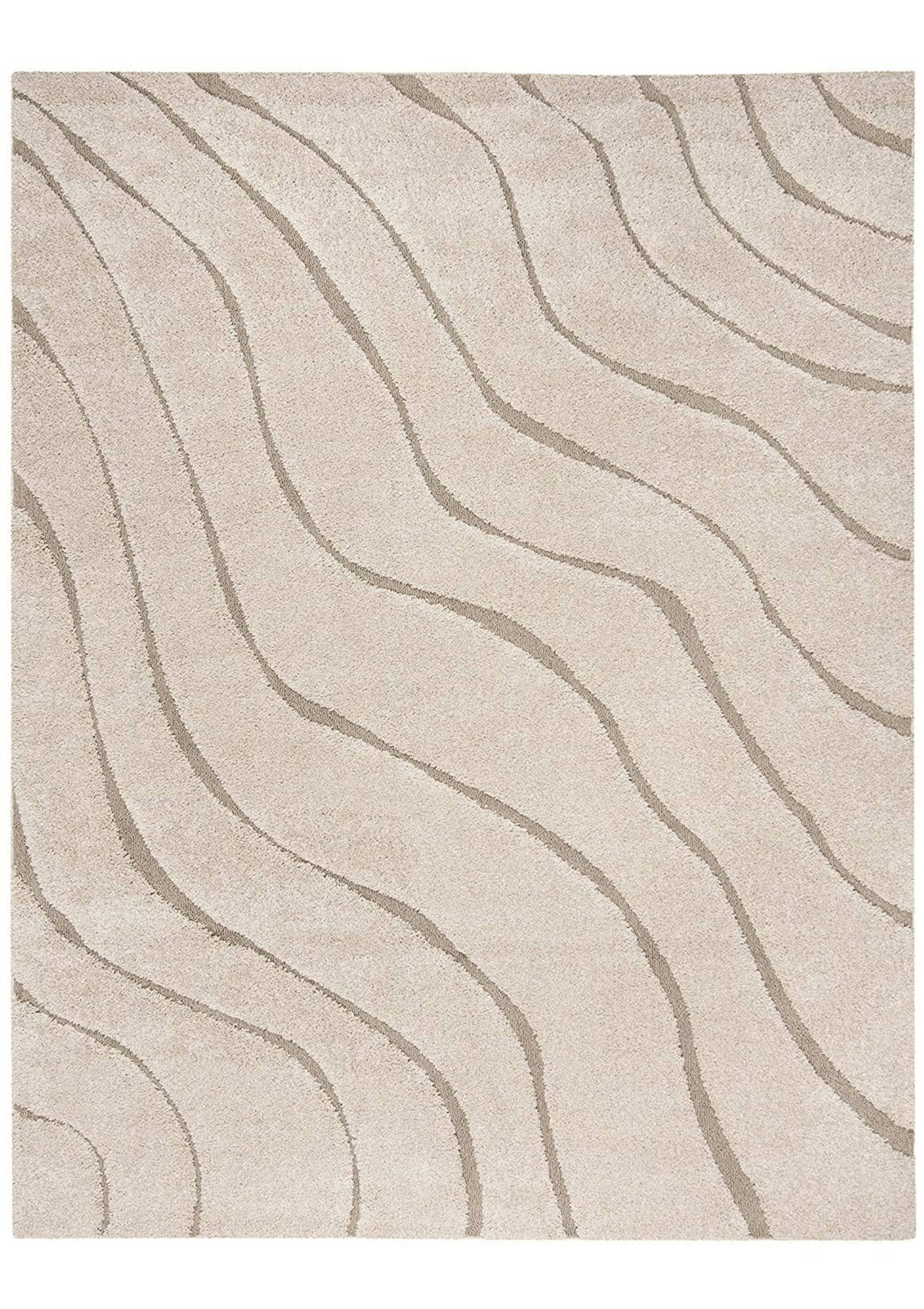 Wavy Elegance Shaggy Rug - Nestern