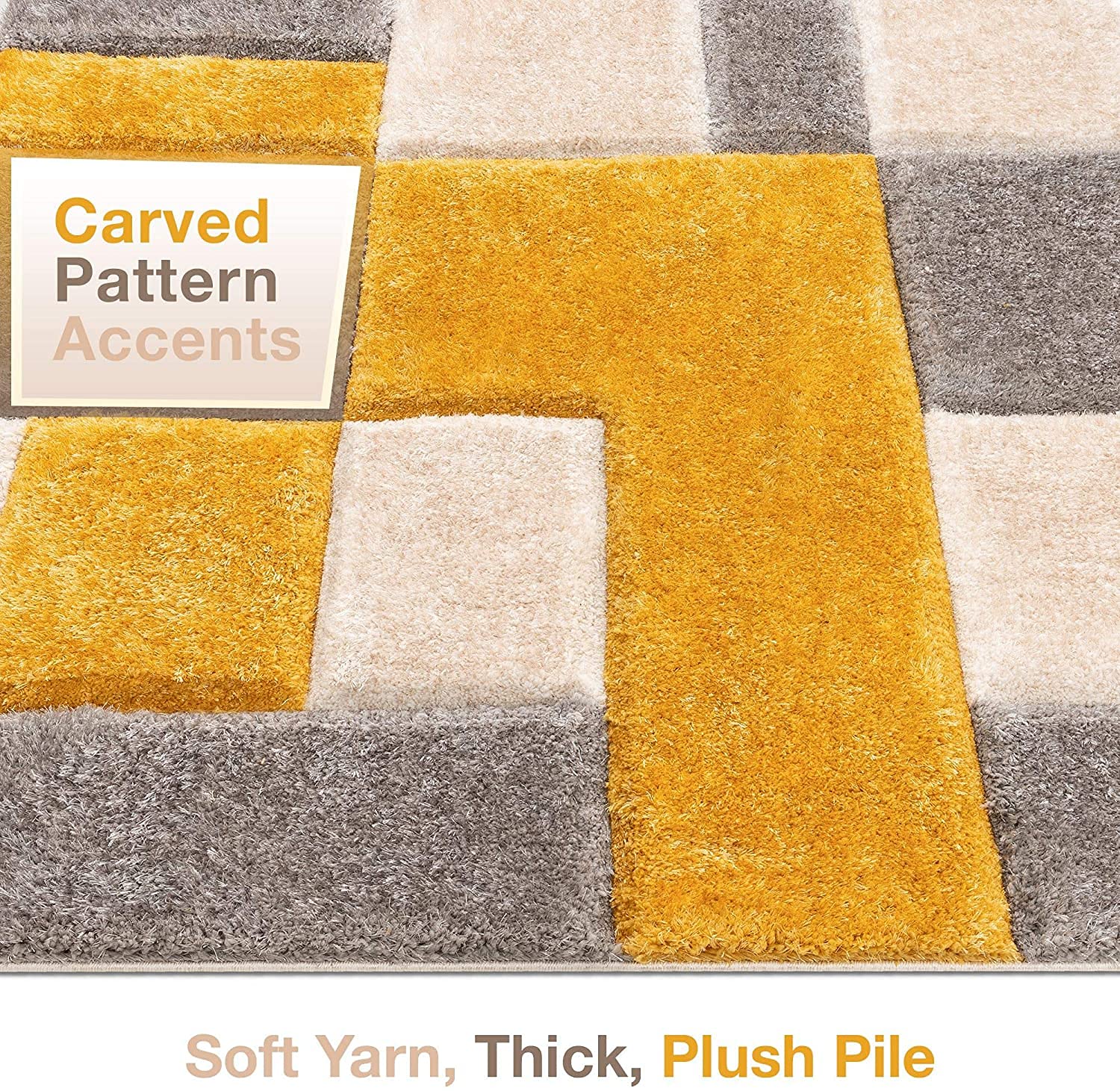 Zig-Zag Modern Geometric Harmony Rug - Nestern