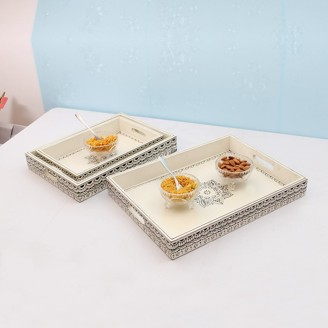 Mandala Nesting Tray Set - Nestern