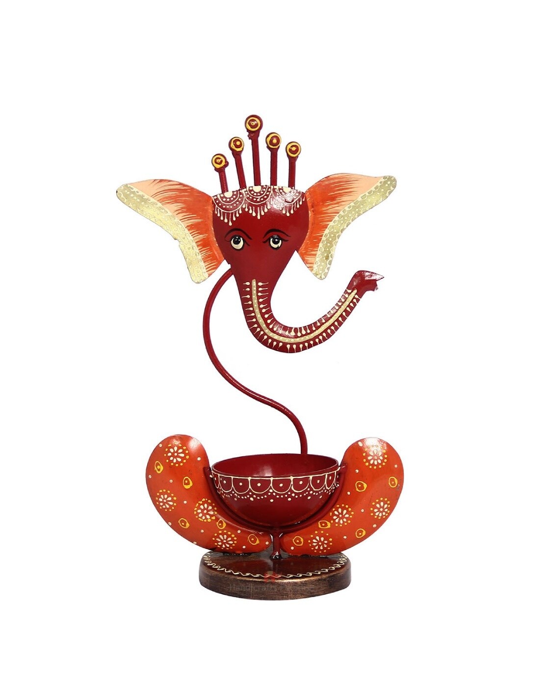 Ganesha-Inspired Decorative Bowl Holder - Nestern