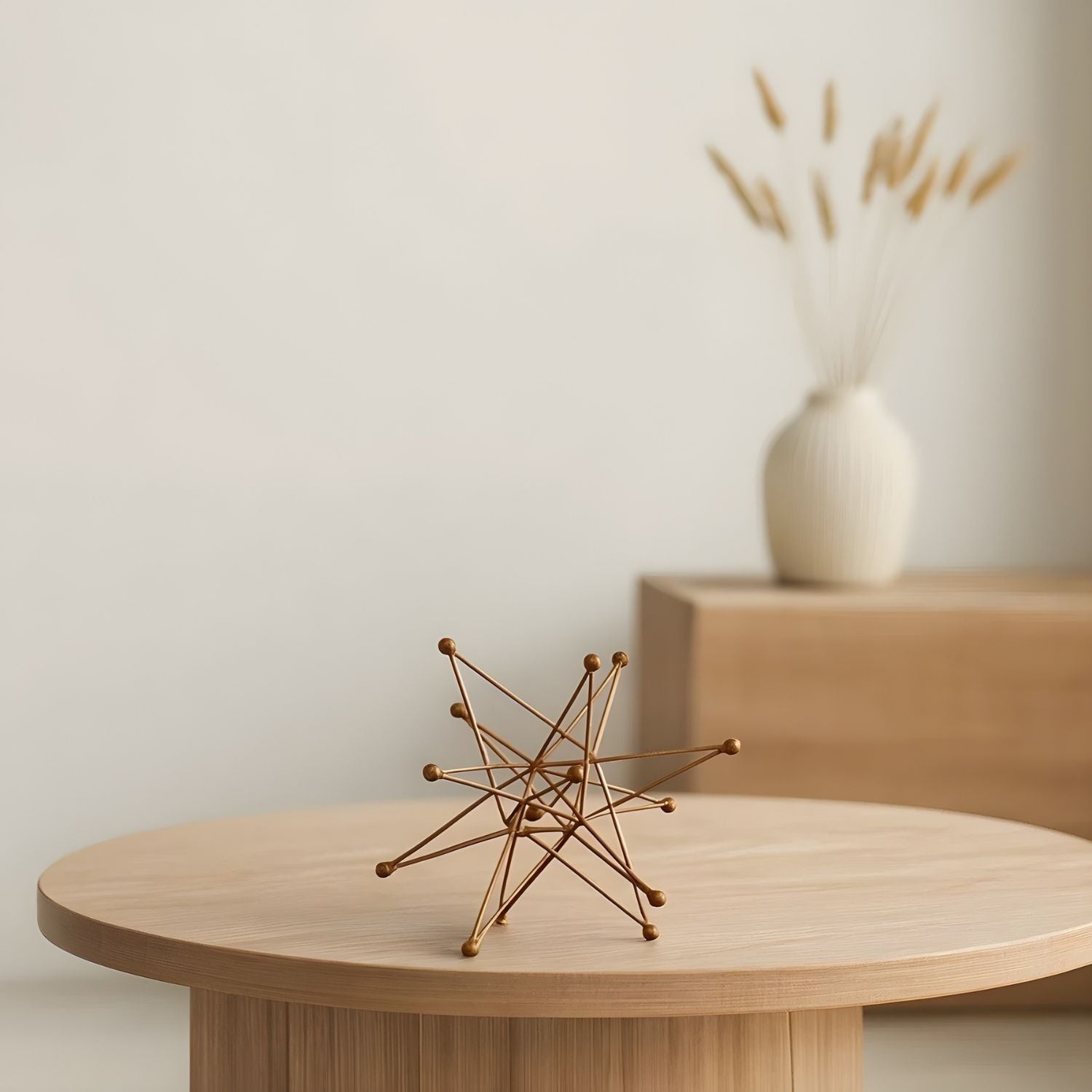 Modern Celestial Star Metal Artifact For Elegant Home Decor