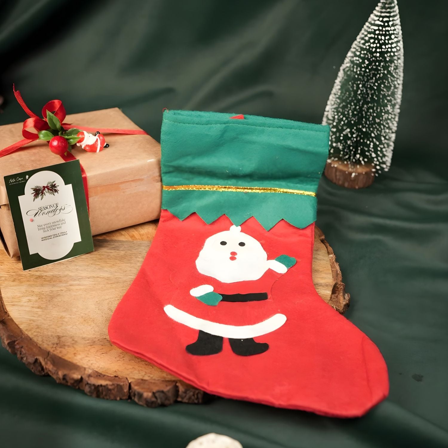 Festive Santa Wish Christmas Socks For Holiday Gifting Fun