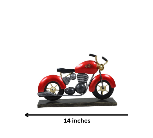 Vintage Motorcycle Metal Showpiece - Nestern