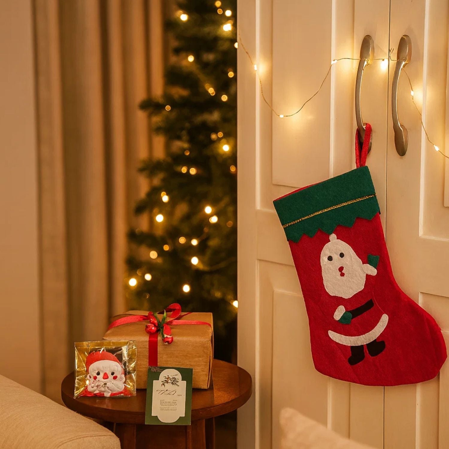 Festive Santa Wish Christmas Socks For Holiday Gifting Fun