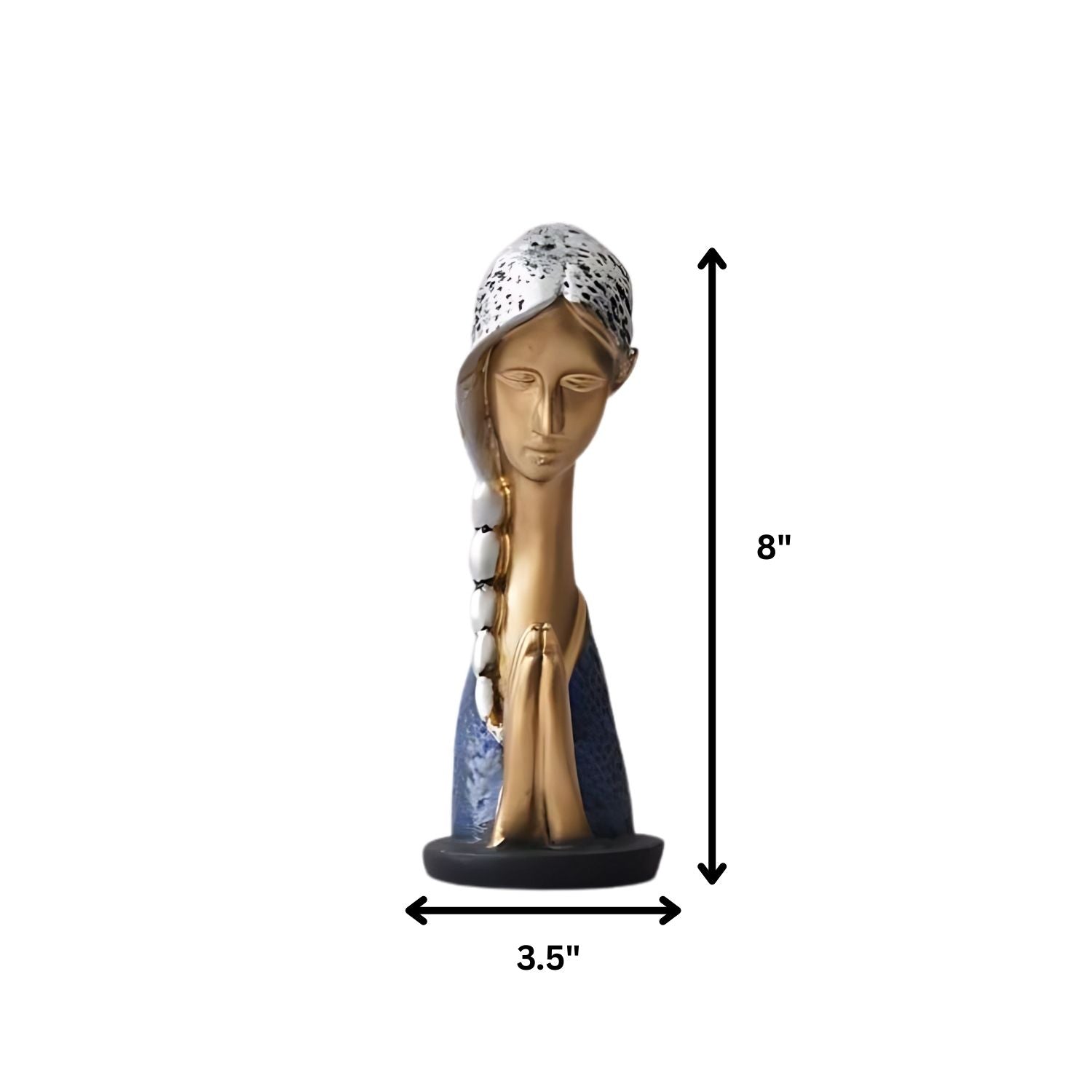 Welcome Lady Statue for Entrance Door Decoration Items for Home decor