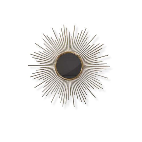 Hanging Mirror Sunburst Wall Accent Home Decor Foyer