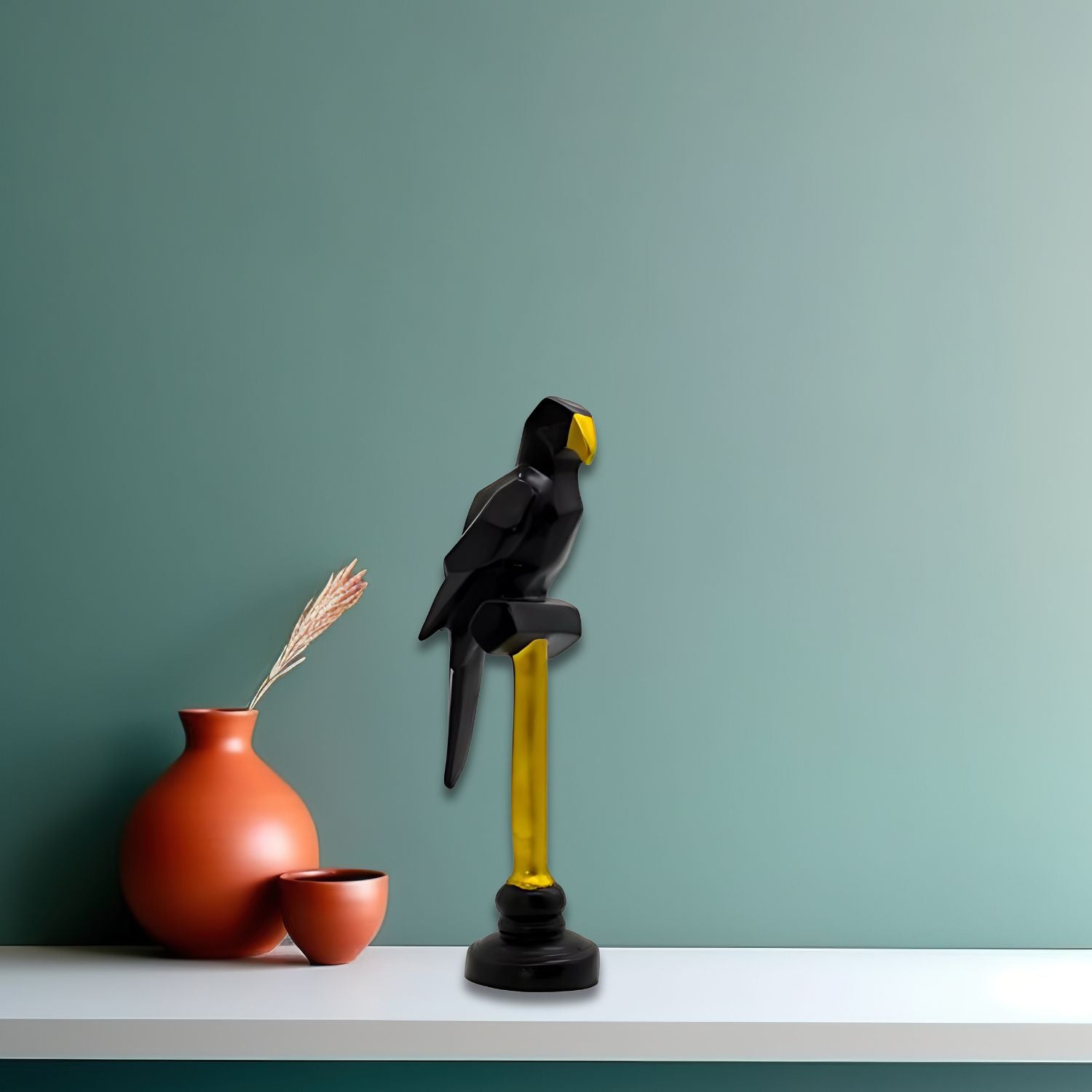 Parrot Showpiece for Home Decoration Home Decor Item Bird Statue for Gifts and Home