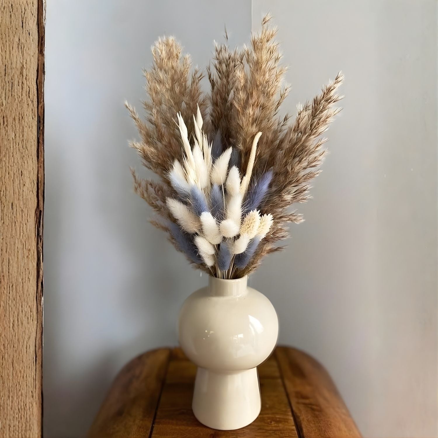 Elegant Minimalist Ceramic Mushroom Vase For Modern Home Decor