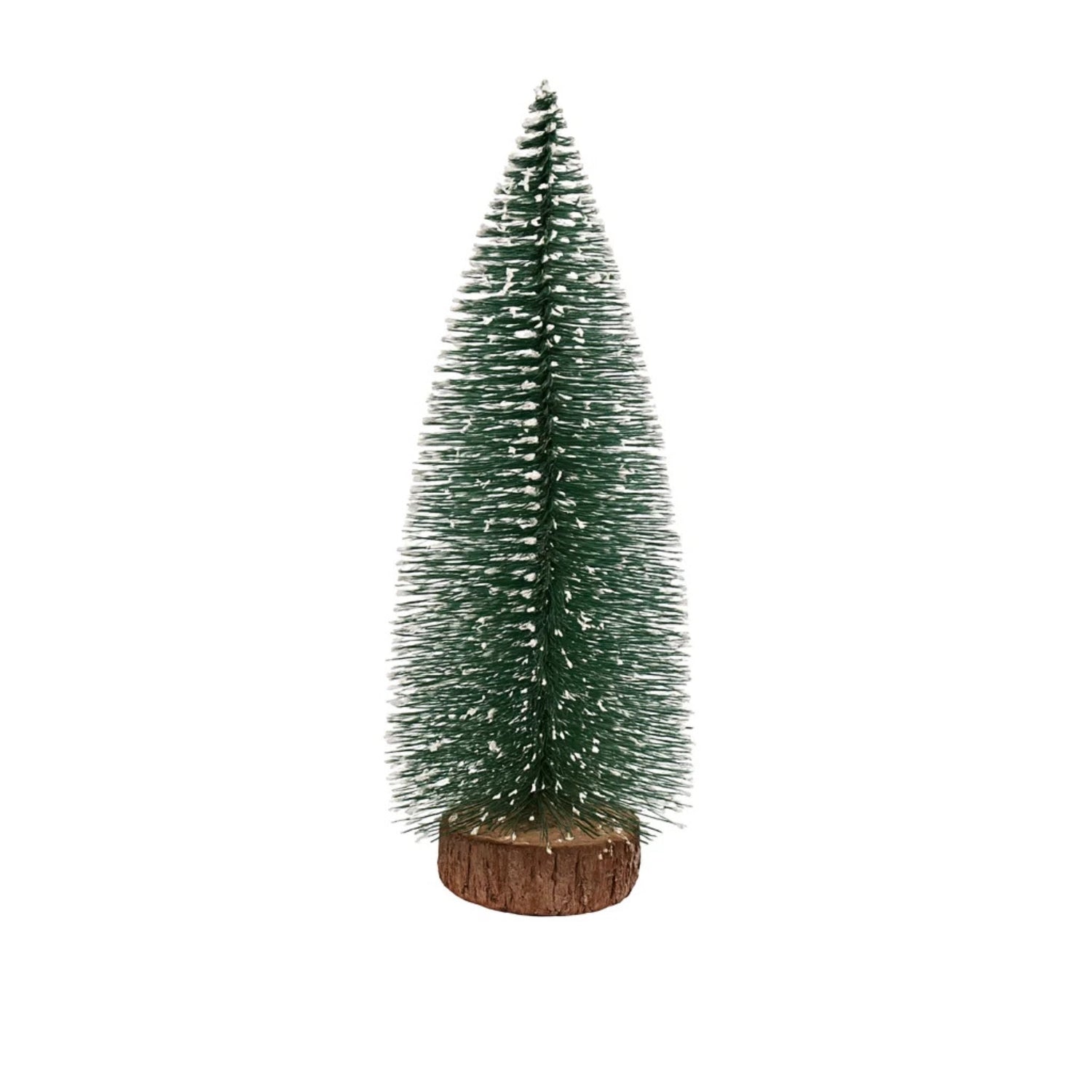 Snow-Kissed Mini Pine Tree For Festive Holiday Decorations