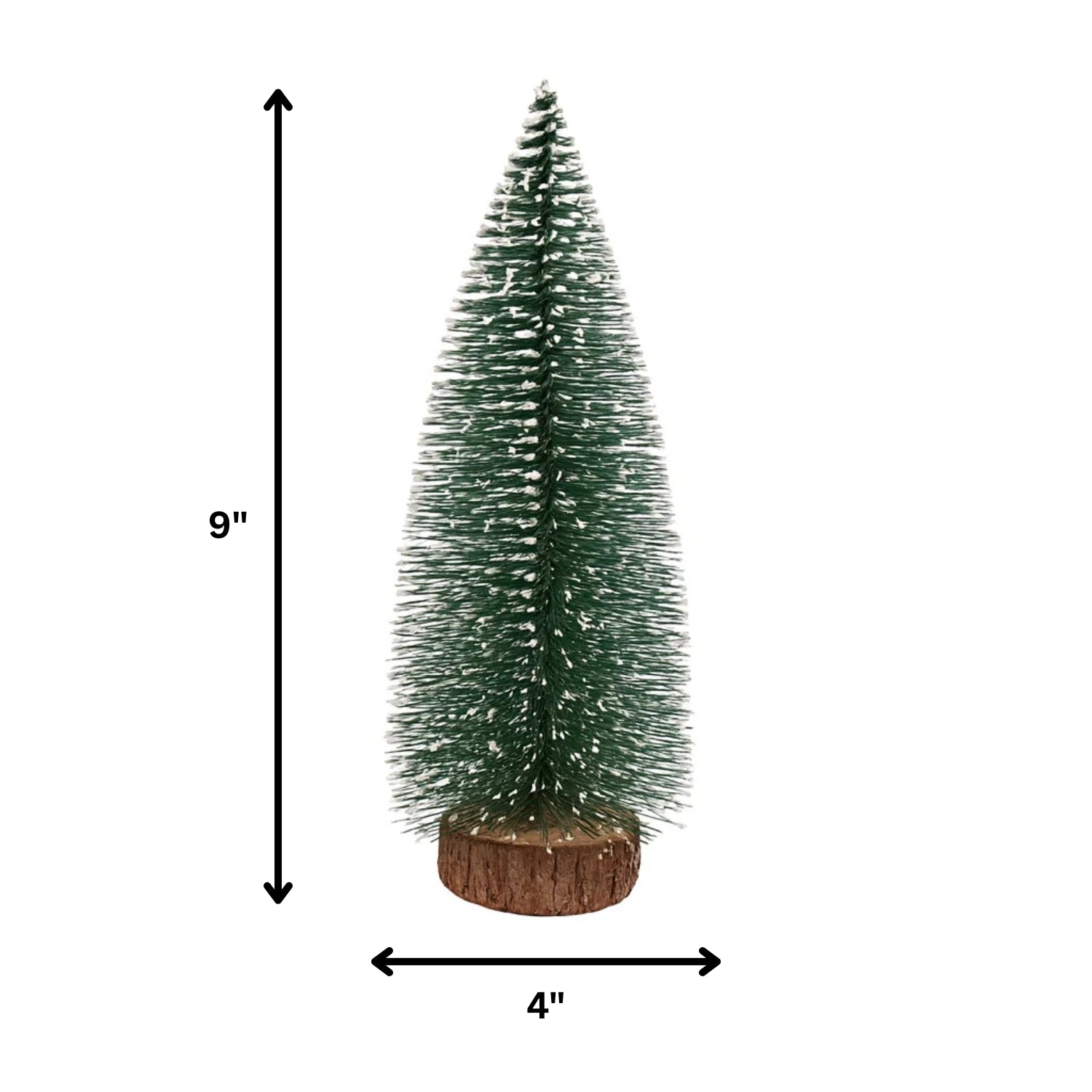 Snow-Kissed Mini Pine Tree For Festive Holiday Decorations