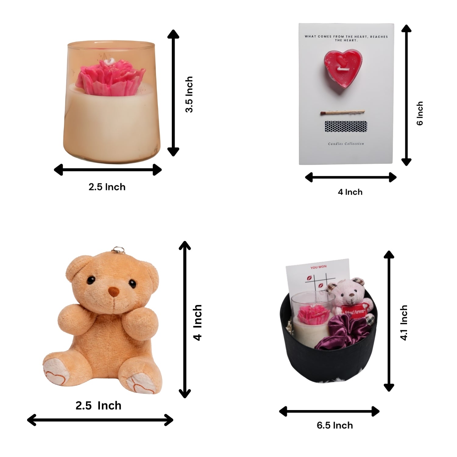 Forever Yours Valentine Gift Hamper With Candle Teddy