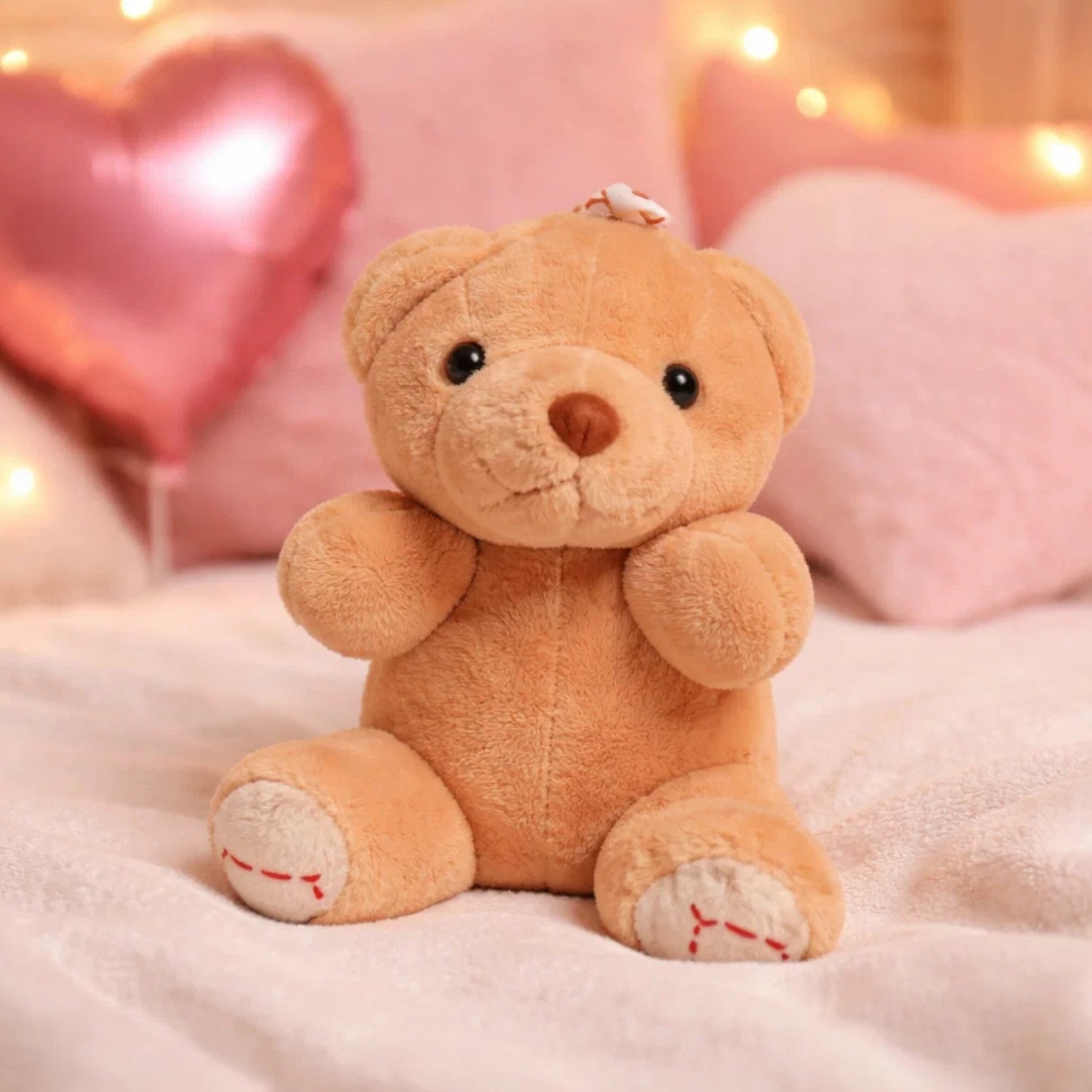 Elegant Love in a Box Valentine Gift Set With Candle Teddy