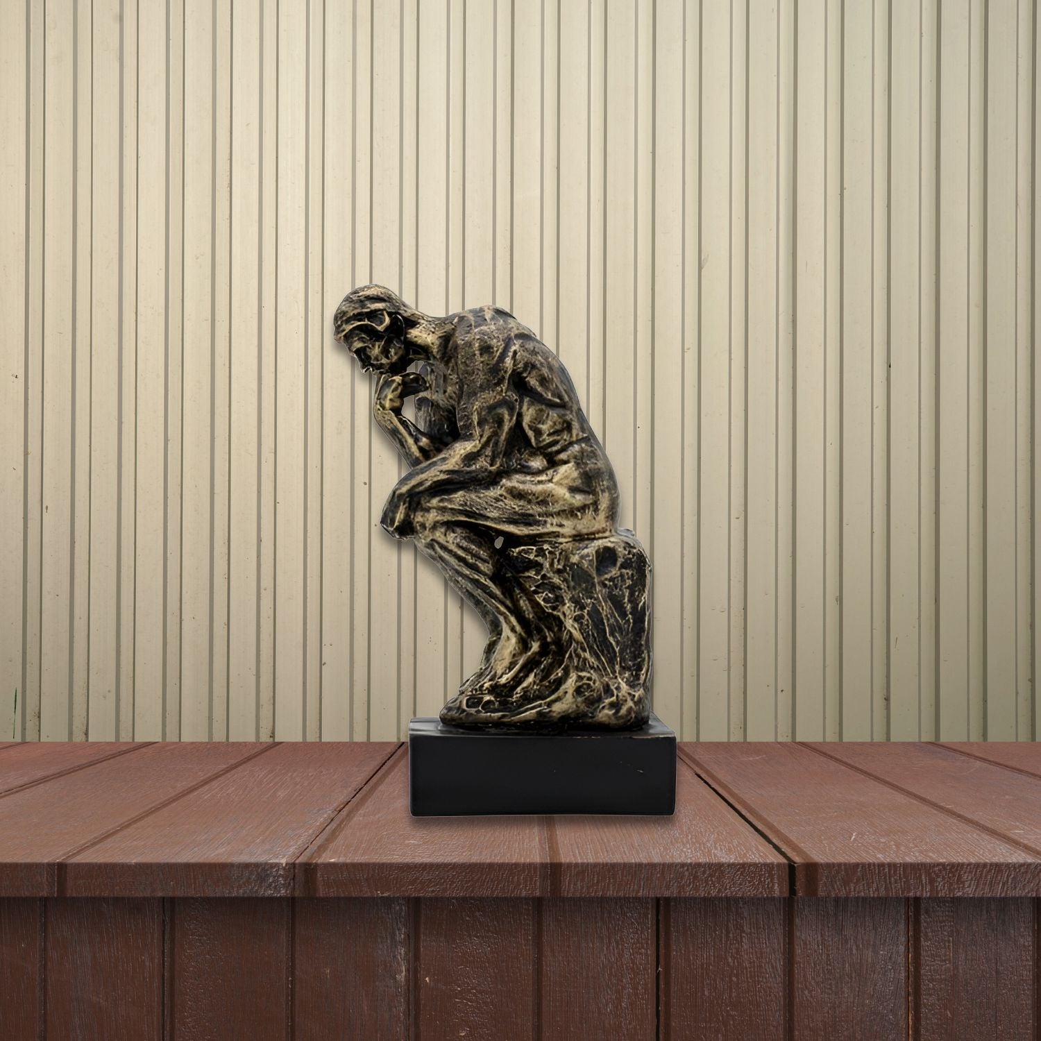 Thinking Man on Stone Showpiece for Office, Home and Living Room Decor