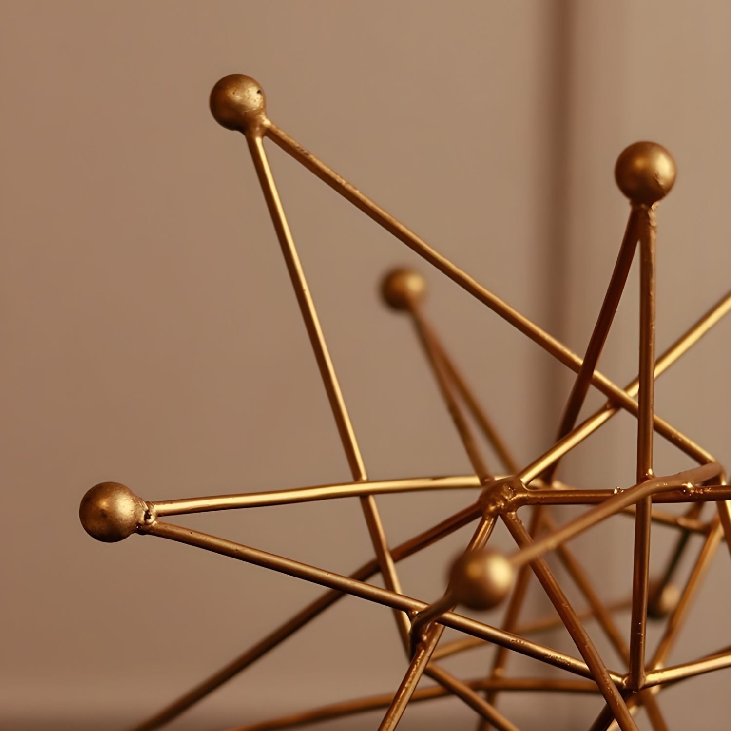 Modern Celestial Star Metal Artifact For Elegant Home Decor