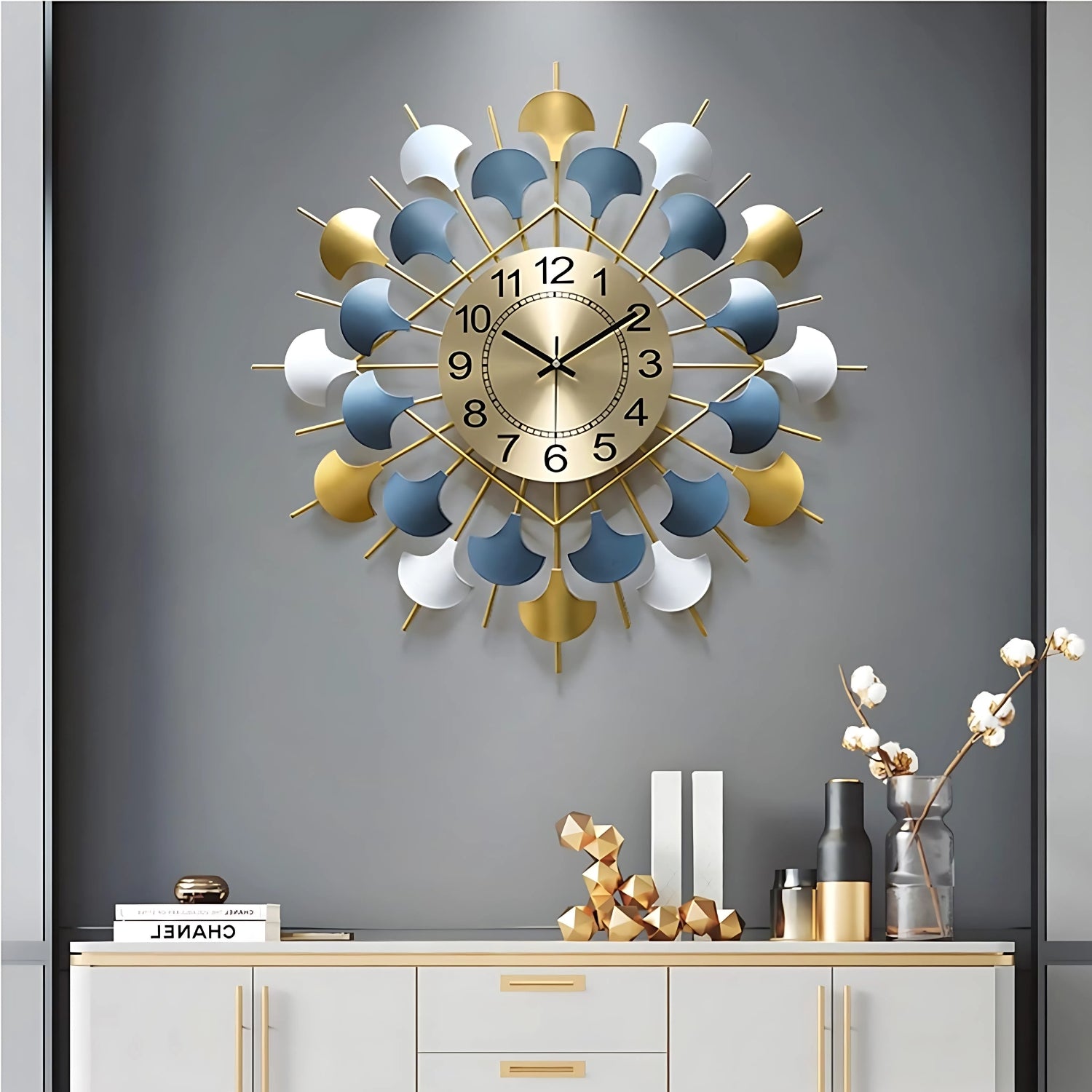Nordic Sunrise Modern Multi-Color Clock Brightening Contemporary Spaces