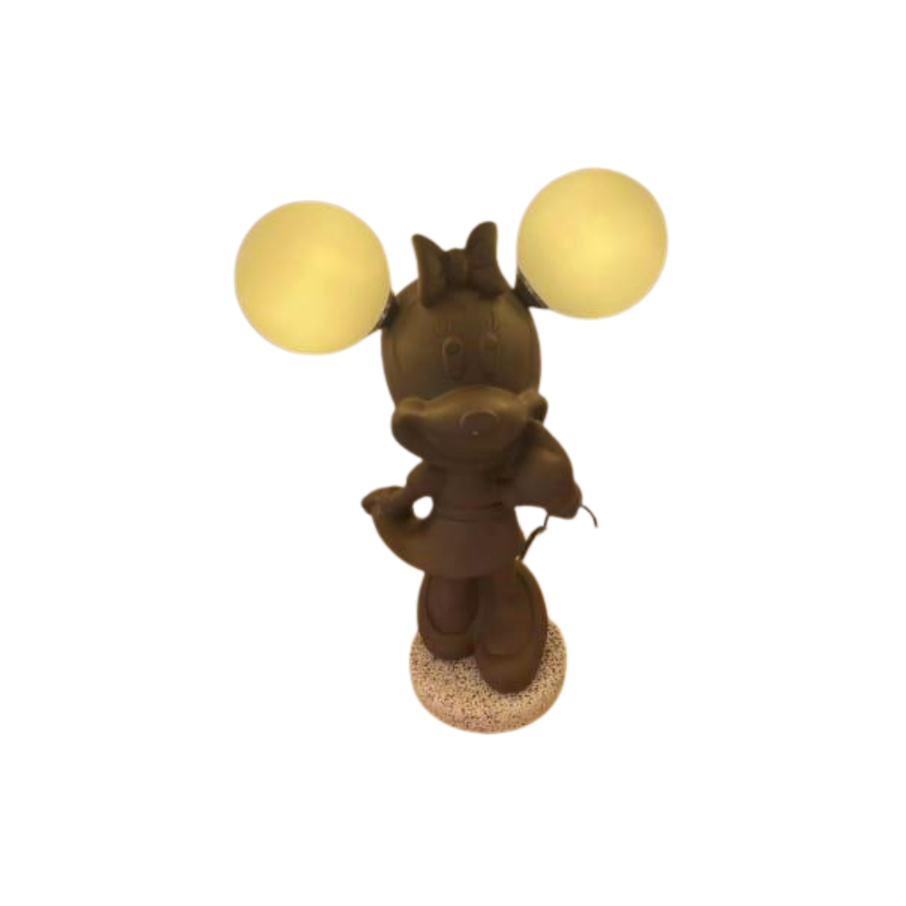 Adorable Cartoon Character Table Lamp – Resin & Glass LED Design | Model TD-30312