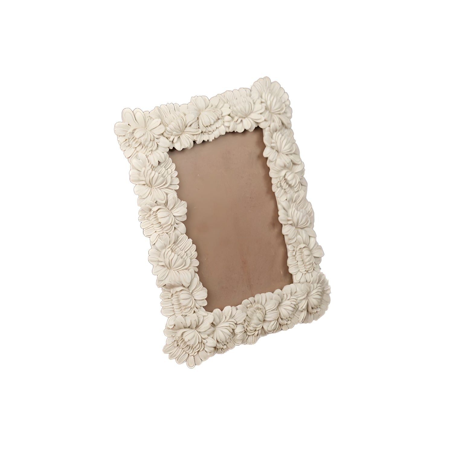 Handcrafted Ceramic Artisan Floral Frame For Elegant Home Decor